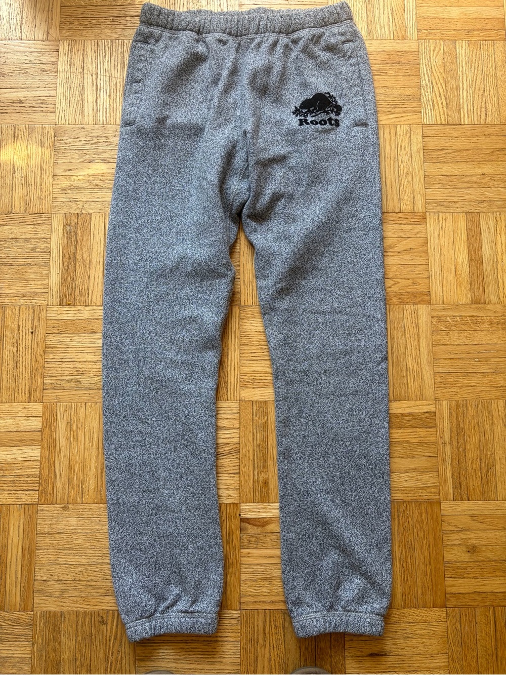 Roots Organic Salt & Pepper Sweatpants Size XS